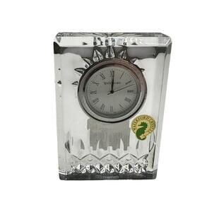 Waterford Crystal Lismore Small Desk Mantle Clock
